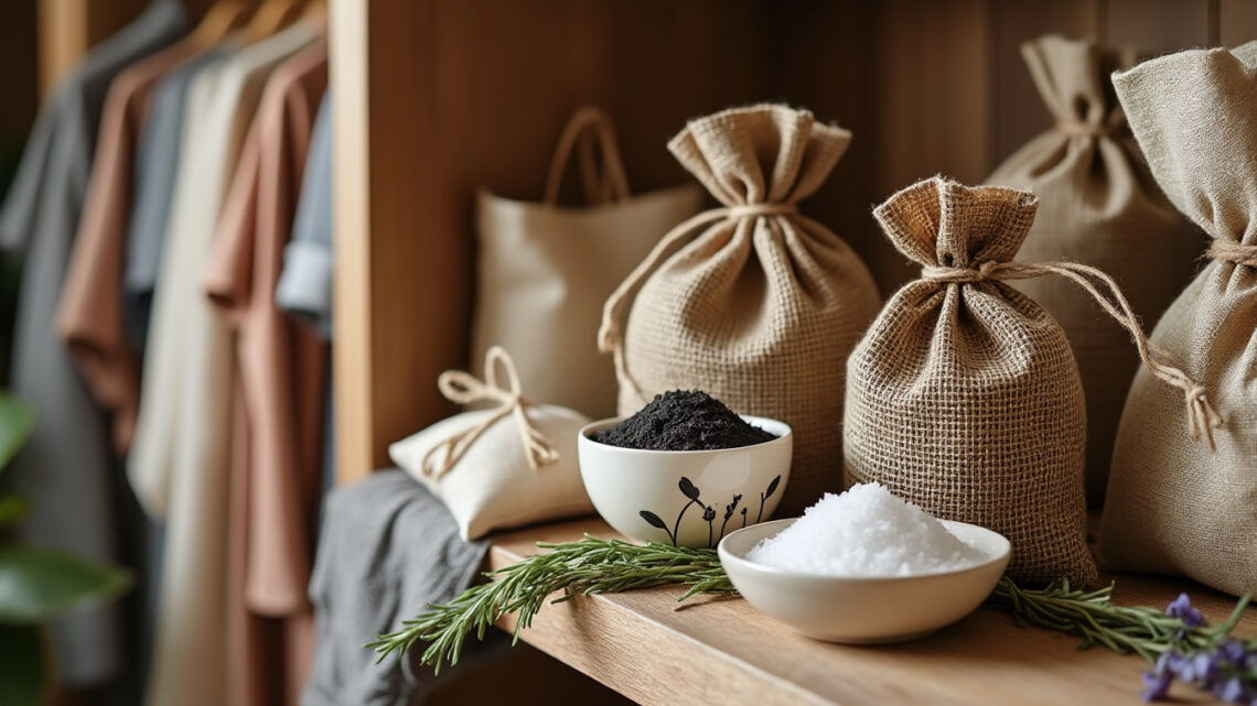 Absorbeurs d’humidité naturels pour les placards : solutions écolos et efficaces