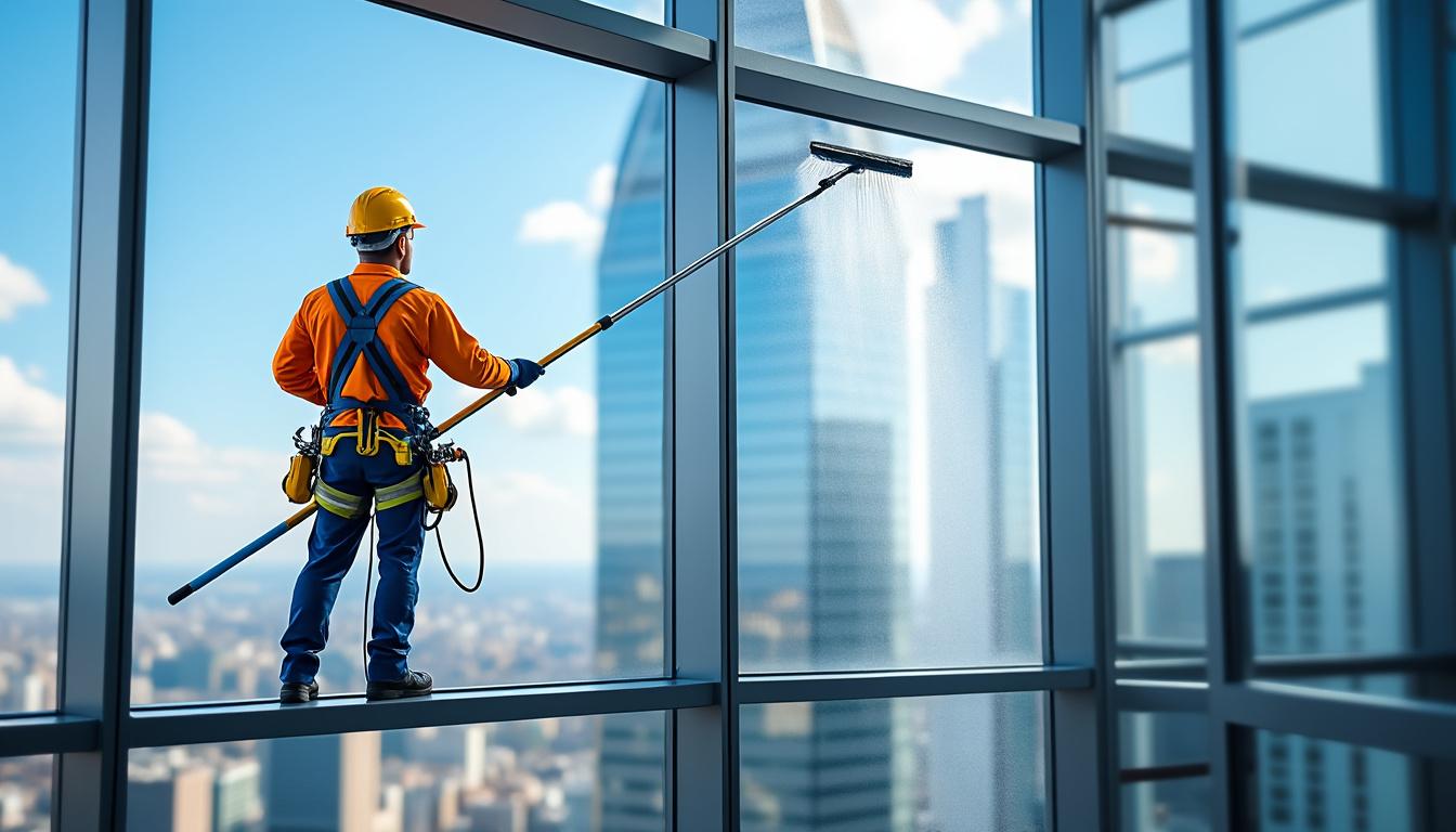découvrez des astuces pratiques pour laver vos baies vitrées en hauteur en toute sécurité. apprenez les techniques et outils indispensables pour un nettoyage efficace, tout en minimisant les risques. profitez de conseils d'experts pour réaliser cette tâche avec sérénité.