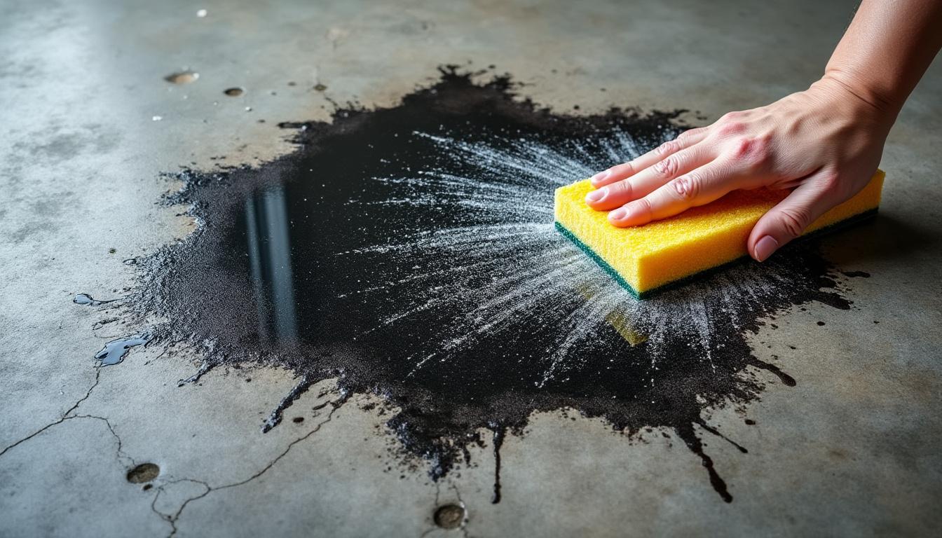 découvrez des astuces efficaces pour éliminer facilement les taches d’huile sur un sol en béton. profitez de solutions pratiques pour retrouver un sol propre et sans traces.