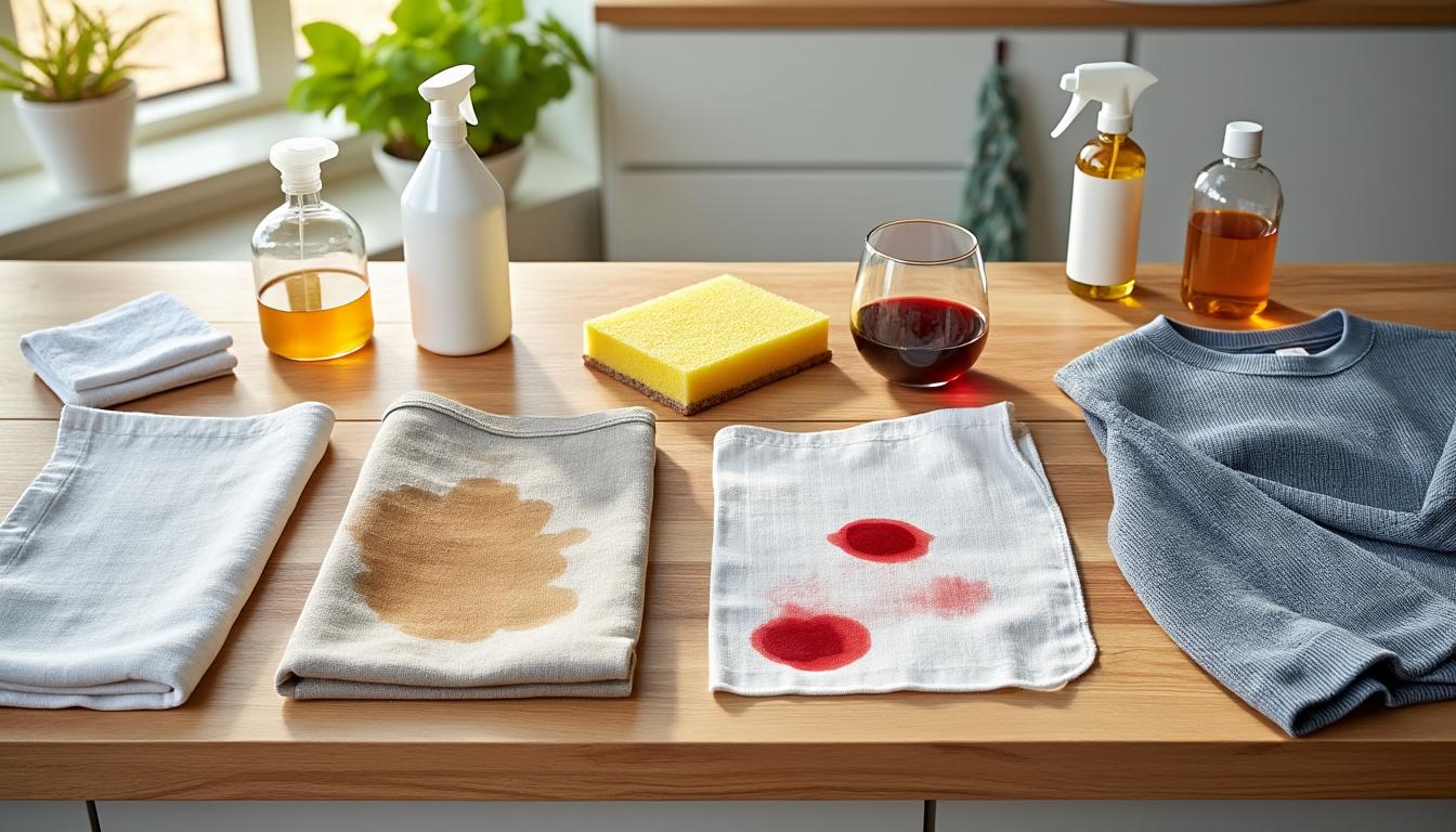 découvrez des astuces efficaces pour éliminer facilement les taches les plus tenaces sur votre linge de maison et retrouvez des tissus propres et éclatants.