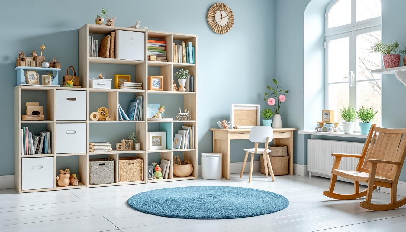 découvrez comment optimiser le rangement dans une chambre d’enfant en combinant organisation pratique et accessibilité, pour un espace à la fois fonctionnel et adapté à l’autonomie des plus petits.