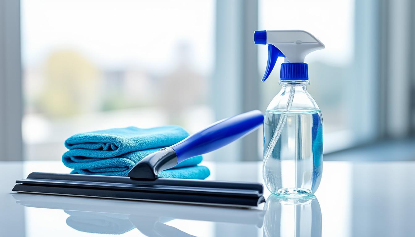 découvrez des techniques efficaces pour nettoyer rapidement de grandes surfaces vitrées et obtenir des vitres impeccables sans effort.