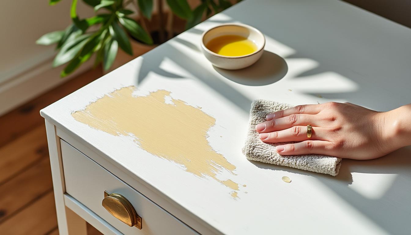 découvrez deux méthodes simples et efficaces pour blanchir un meuble jauni par le temps et lui redonner un aspect neuf facilement.