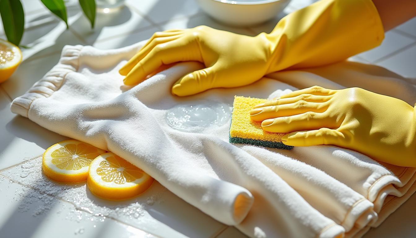 découvrez les meilleures méthodes pour blanchir un tissu synthétique efficacement et obtenir un résultat optimal sans l'endommager.