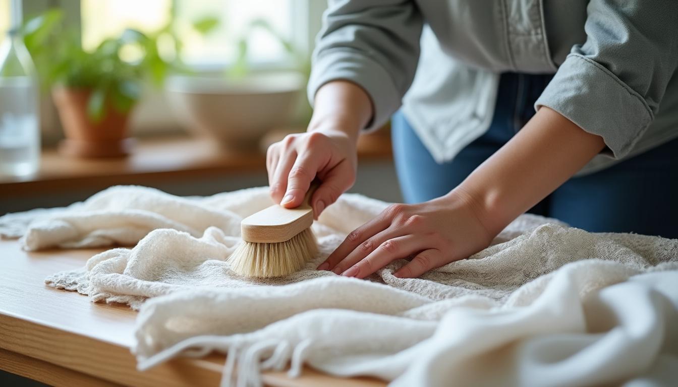 découvrez des méthodes efficaces et douces pour blanchir vos textiles naturels sans les endommager, afin de préserver leur qualité et leur douceur au fil du temps.