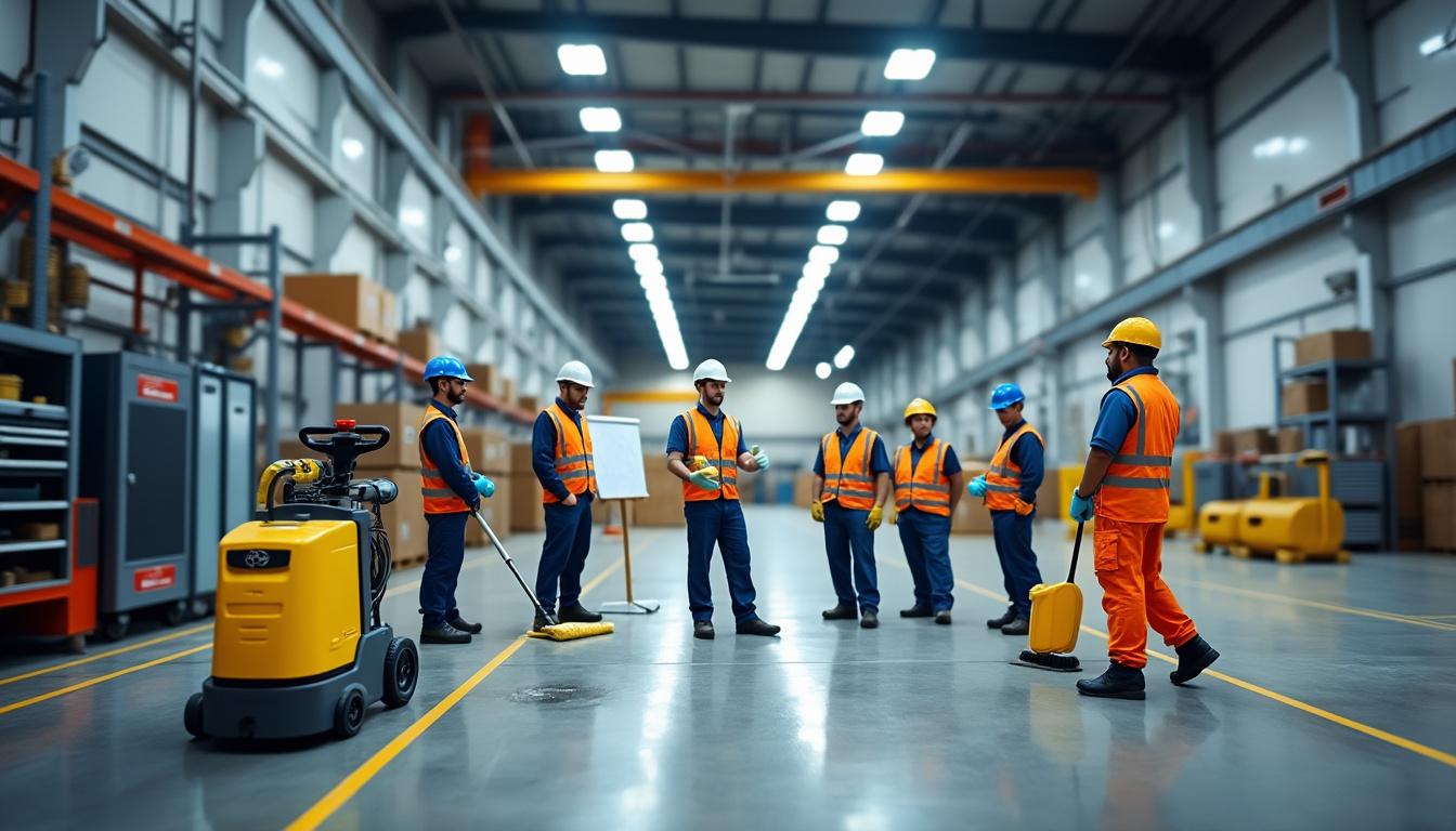 explorez les métiers de la propreté avec un focus sur le nettoyage industriel : techniques, environnement de travail et opportunités de carrière dans ce secteur essentiel.