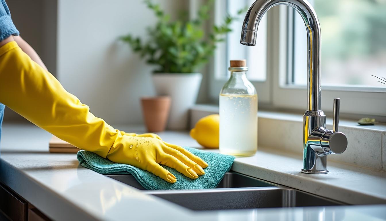 découvrez des astuces efficaces pour enlever le calcaire de vos robinets et leur redonner un éclat durable. guide pratique pour une maison plus propre et brillante.