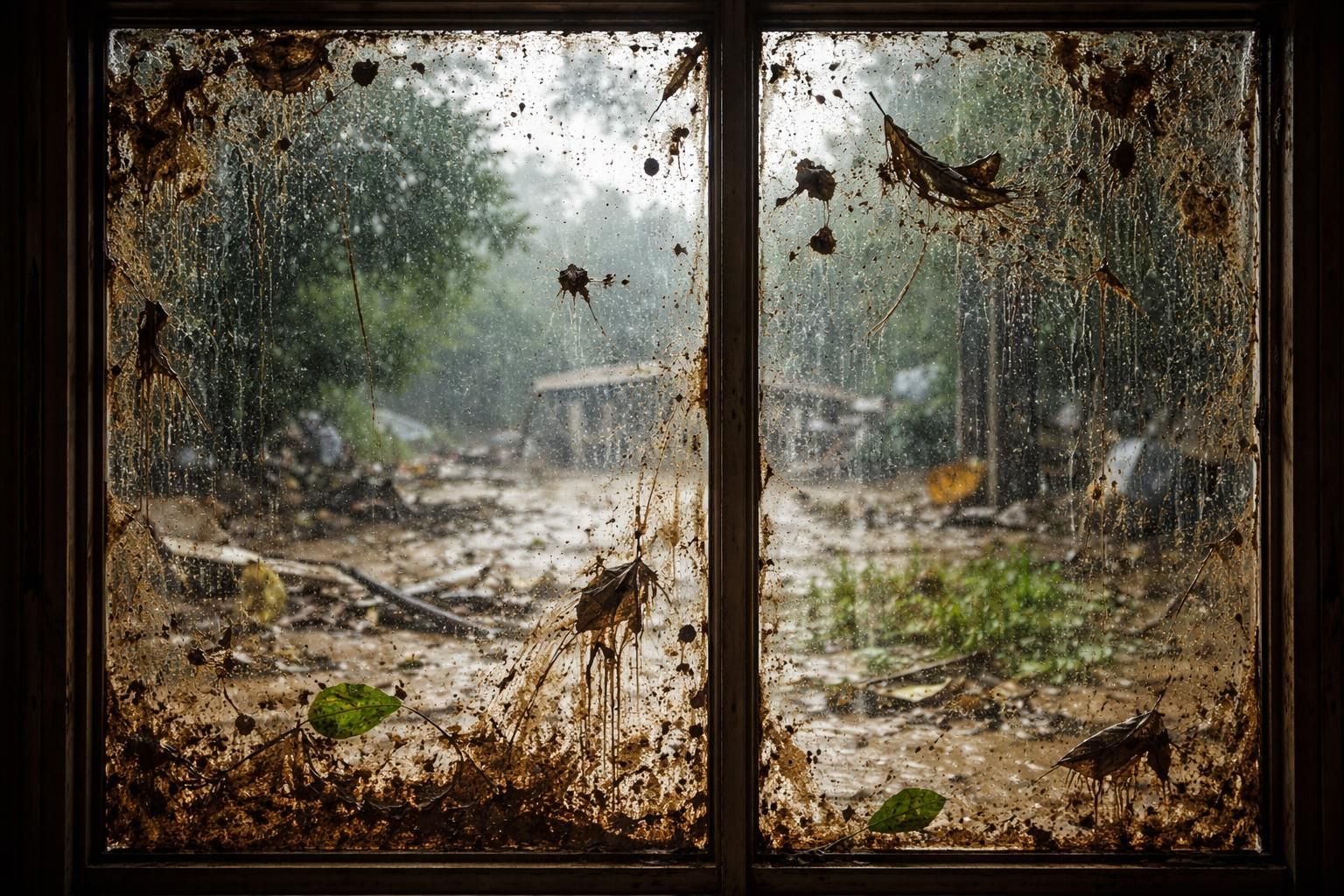 découvrez nos techniques efficaces pour nettoyer les vitres après une tempête et éliminer rapidement la boue et les débris, pour retrouver une vitre claire et propre.