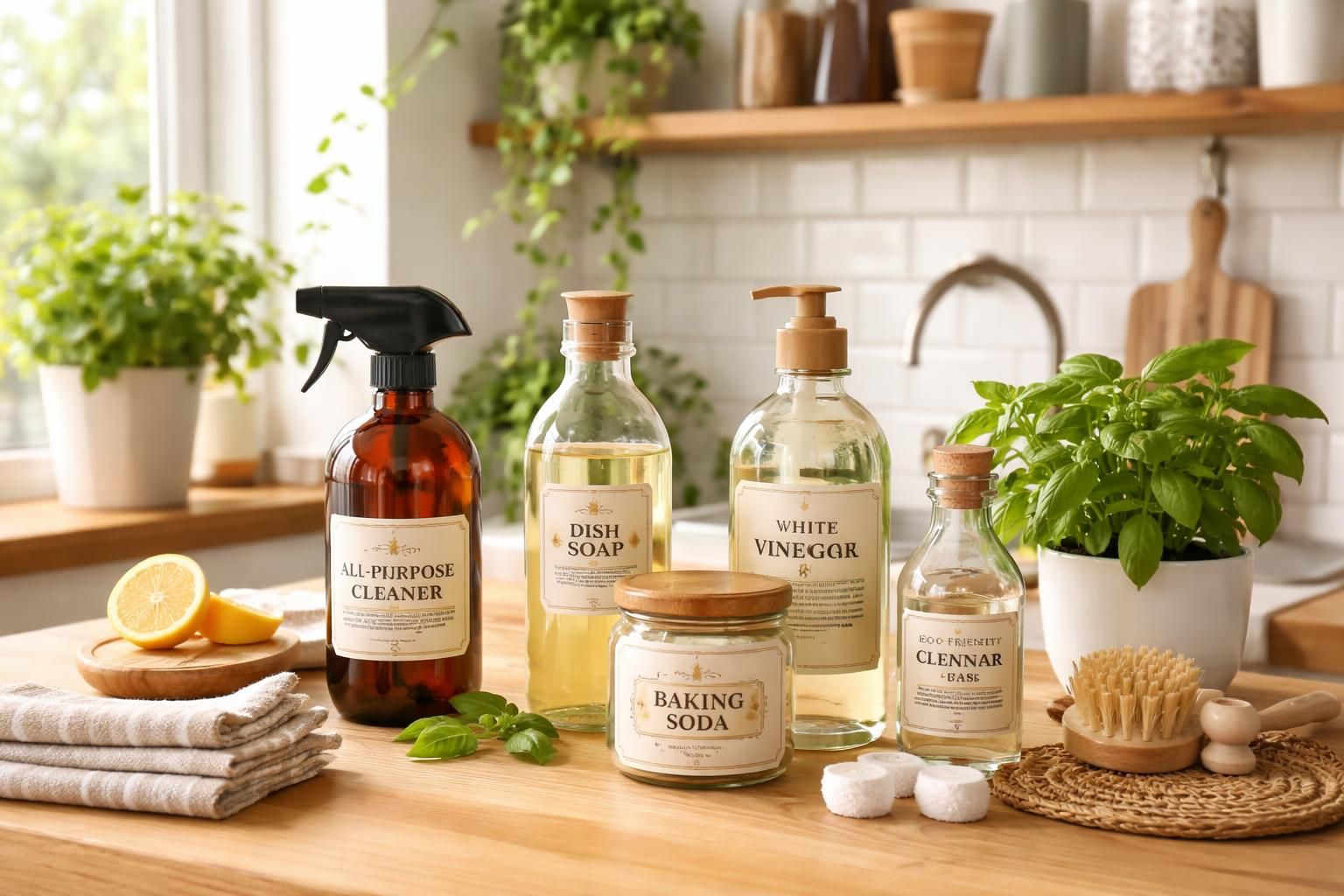 découvrez comment utiliser des produits naturels pour désinfecter votre maison efficacement, en assurant propreté et sécurité sans produits chimiques.