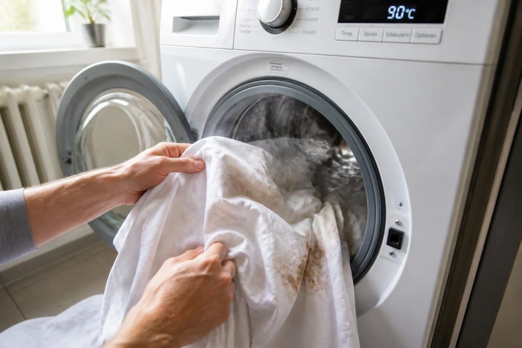 découvrez comment le lavage à 90 degrés peut éliminer efficacement les taches tenaces sur vos draps et assurer une propreté impeccable.